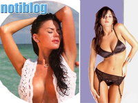 Karina Jelinek, morocha con buenas tetas