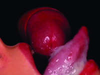 tragando esperma como a mi me gusta