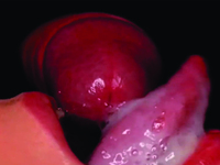 tragando esperma como a mi me gusta