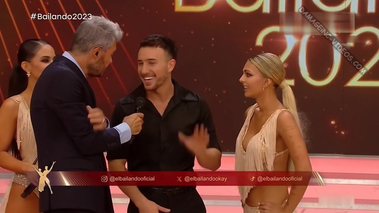 Celeste Muriega y Nenu López salsa trío [Bailando 2023]