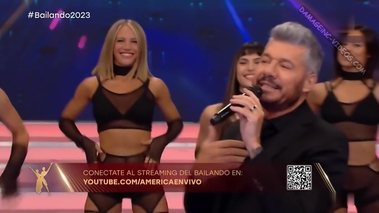 Las bailarinas en tanga negra y transparencias [Bailando 2023]