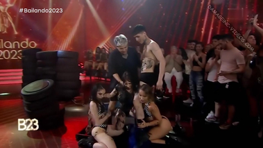 Morena Sánchez y 2 amigas en reggaeton caliente [Bailando 2023]