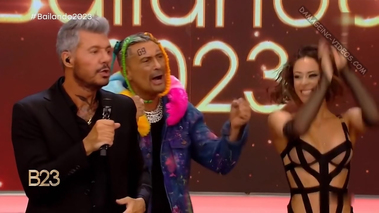 Fiorella Gimenez reggaeton hot en tanga negra [Bailando 2023]