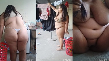 Gordita masturbera