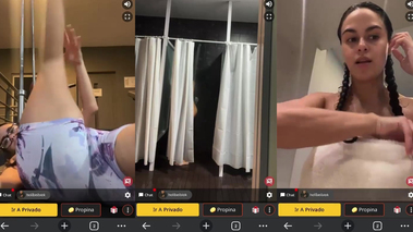 desnuda en gym, tremendas tetas y pezones