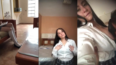 Señor se coge a colegiala culona