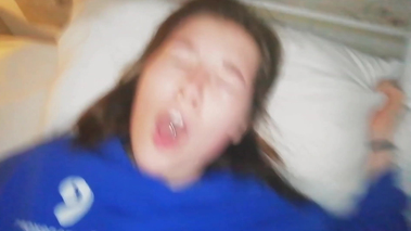 Rica cachada encima